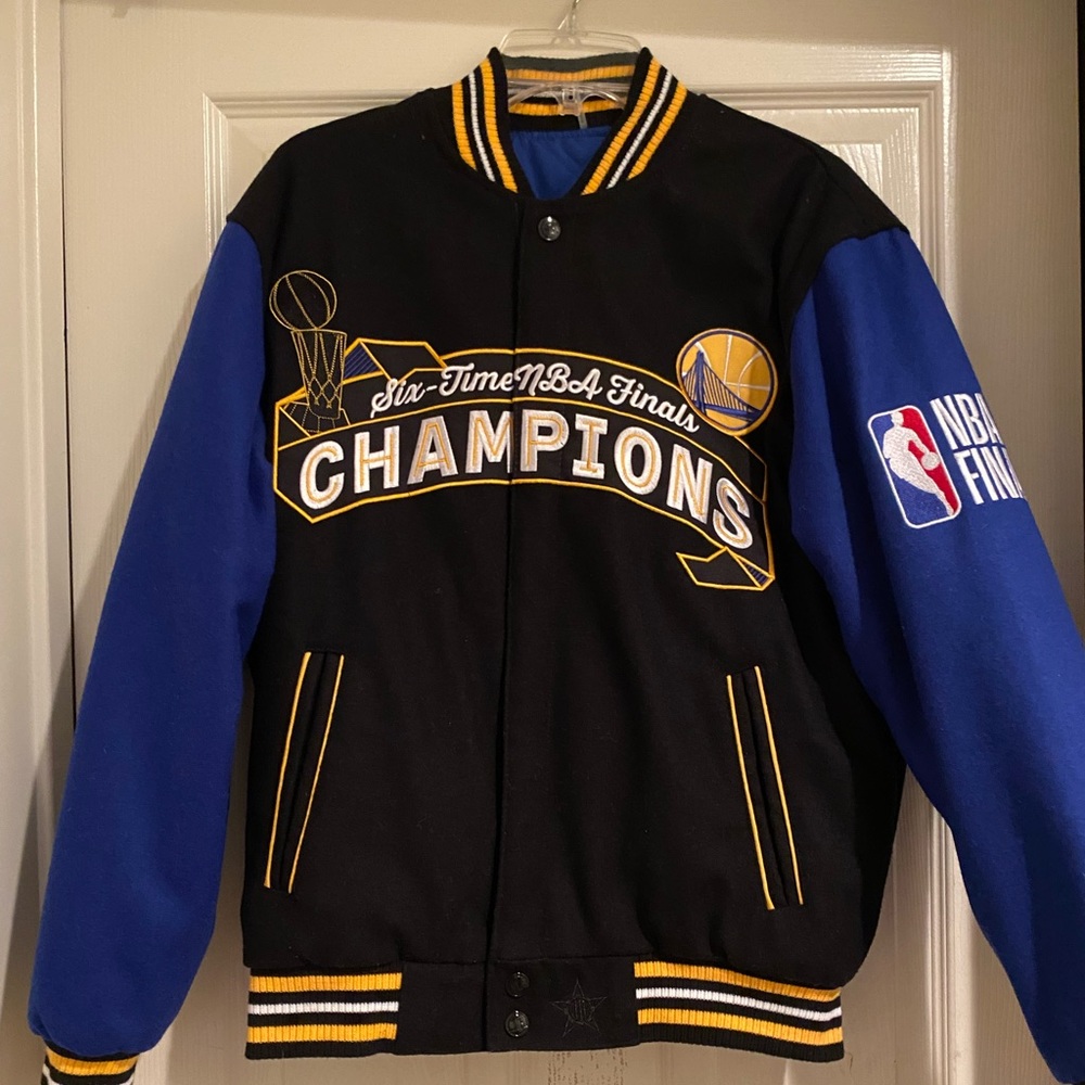 Reversible Golden State Warrior’s Bomber Jacket